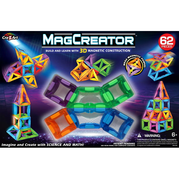 Magformers MagCreator 15 Piece Construction Set 35905 3d for sale online